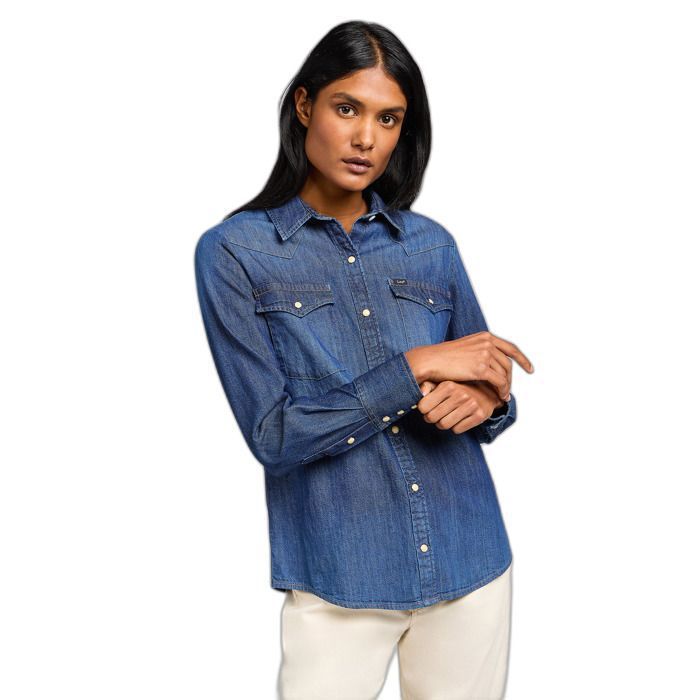 Chemise Unicolore À Bouton Caché Devant | Mode en ligne | SHEIN ANCE
