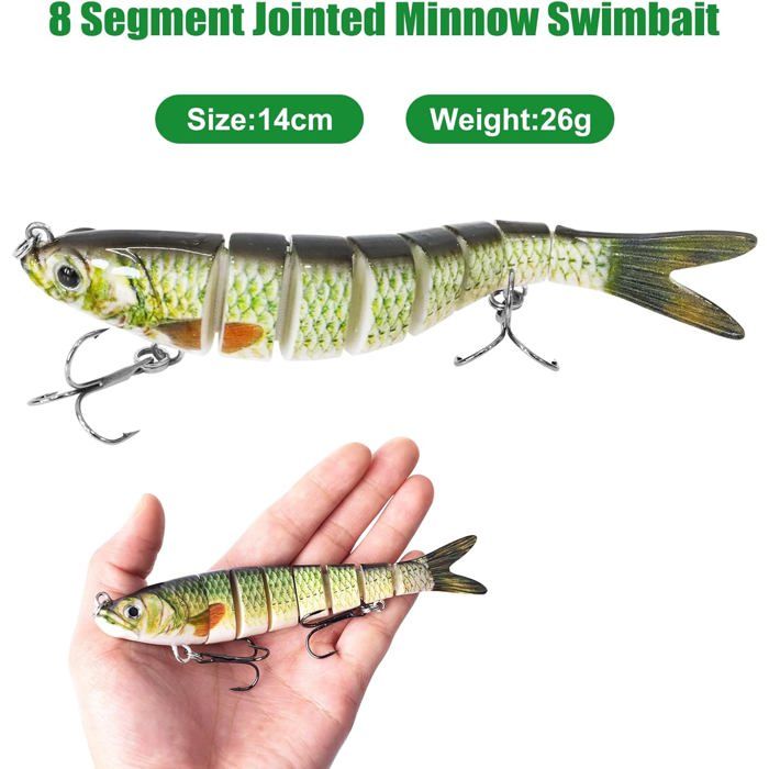 Leurre De Pêche Jerkbait Minnow 12cm, Coulant, Pour Brochet Et Mer, Neuf