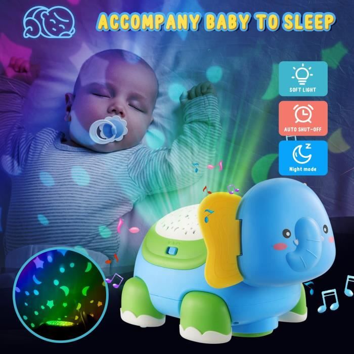 Jouets musicaux pour bébés de 6 à 12 mois et 18 mois, avec musique et  lumières LED