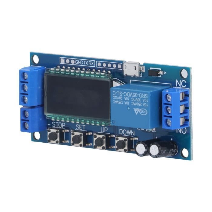 Duokon module de relais de retard Module de relais LCD Retard Panne de ...
