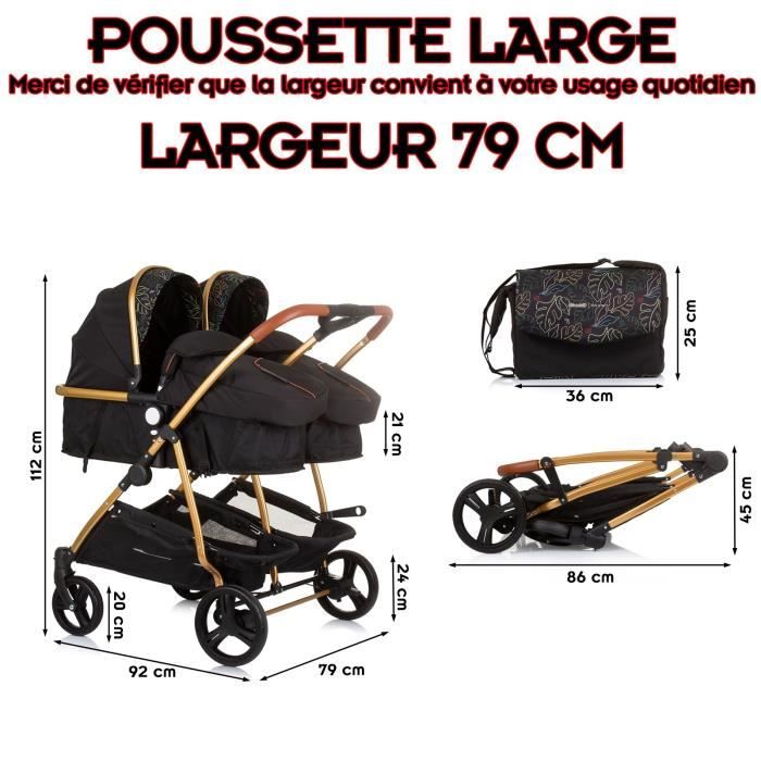 Poussette jumeaux cdiscount deals