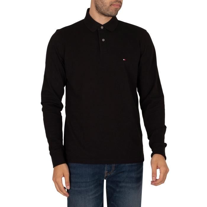Polo manches clearance longues tommy hilfiger