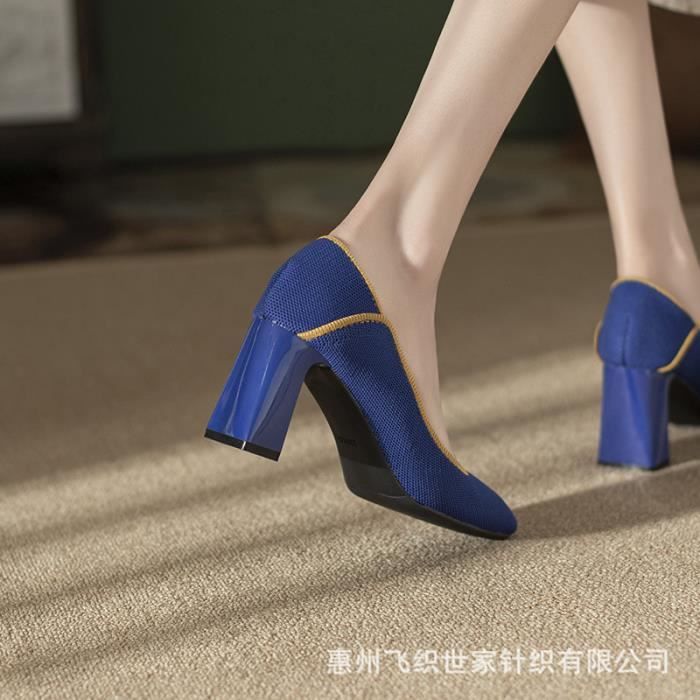 Escarpins Femme Chaussure Talon Bout Rond Bout Rond Escarpin