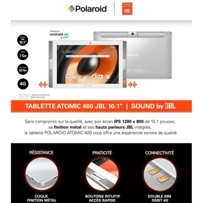  ATOMIC 400 JBL Tablette 4G 10.1’’ IPS 32Go1