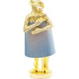 Lampe Animal Singe dorée et bleue Kare Design-2