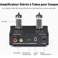 Fosi Audio P2 Valve Amplificateur de Casque Preamplificateur a Tube sous Vide Mini Audio stereo Hi-FI-2