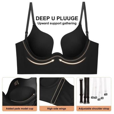 5 Paires Lot 5 Paires Bretelles De Soutien-gorge Transparentes - Invisibles, Antidérapantes Et Réglables - Pour Femmes Reggiseno Invisibile