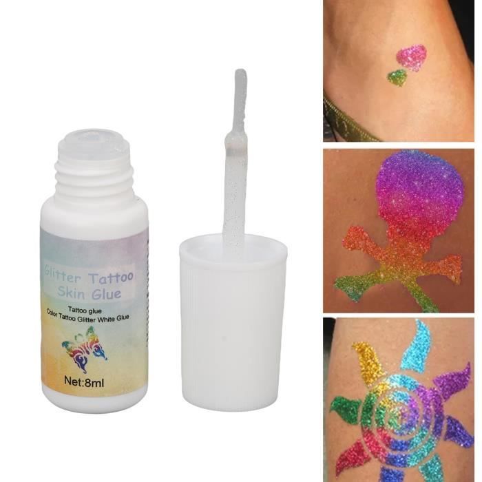 EBTOOLS gel à paillettes pour peinture pour le visage Corps Peel Off  Glitter Coloré Portable Imperméable À L'eau Longue Durée - Cdiscount Au  quotidien