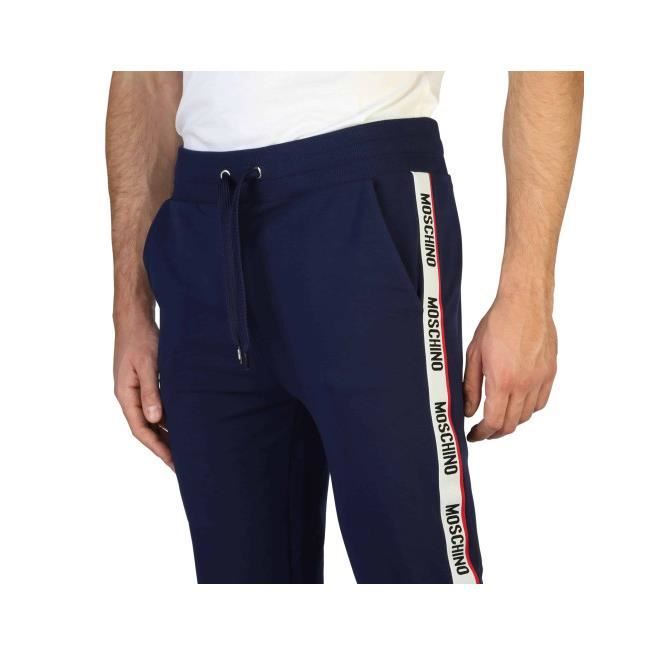Pantalon de jogging Moschino 4340 8104 Bleu XL pour homme Manches longues Indoor Bleu Cdiscount Pret a Porter