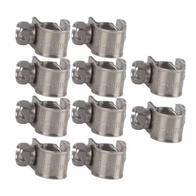 Lot De 10 Colliers De Serrage Inox 60x80 Mm Pour Tuyau 60mm à 80mm Serflex