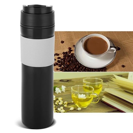 Boyou Machine A Cafe Manuelle Type De Presse Portable En Forme De Tasse A Cafe Pour Utilisation En Voiture De Bureau Achat Vente Machine A Cafe Cdiscount