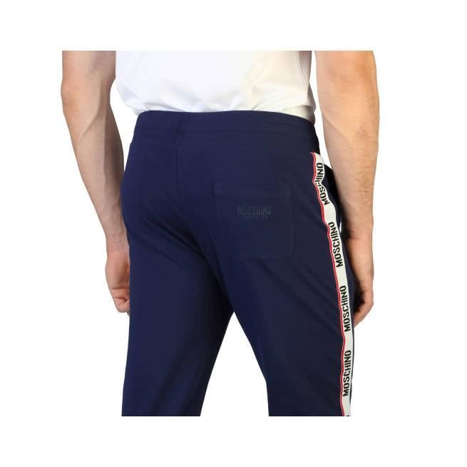 Pantalon de jogging Moschino 4340 8104 Bleu XL pour homme Manches longues Indoor Bleu Cdiscount Pret a Porter