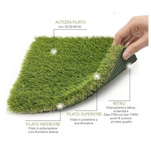 Rouleau Gazon Synthétique Saint Tropez 45 Mm