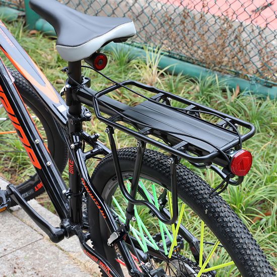 SUNGOOYUE Porte-Bagages Arrière Vélo – Alliage Aluminium, Réglable, Charge 25 Kg, Tige Selle <33 Mm, Montage Facile