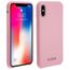 Coque Iphone X Xs Bumper Protection Rigide Antichoc Guess Rose