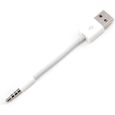 Cable Adaptateur USB 3.5mm Jack Data Chargeur Recharge pour Apple iPod Shuffle 3 4 5 6 generation-0