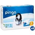 PINGO - Couches Ecologiques taille 2 -  3 à 6 kg - 252 couches - Pack 1 mois-0