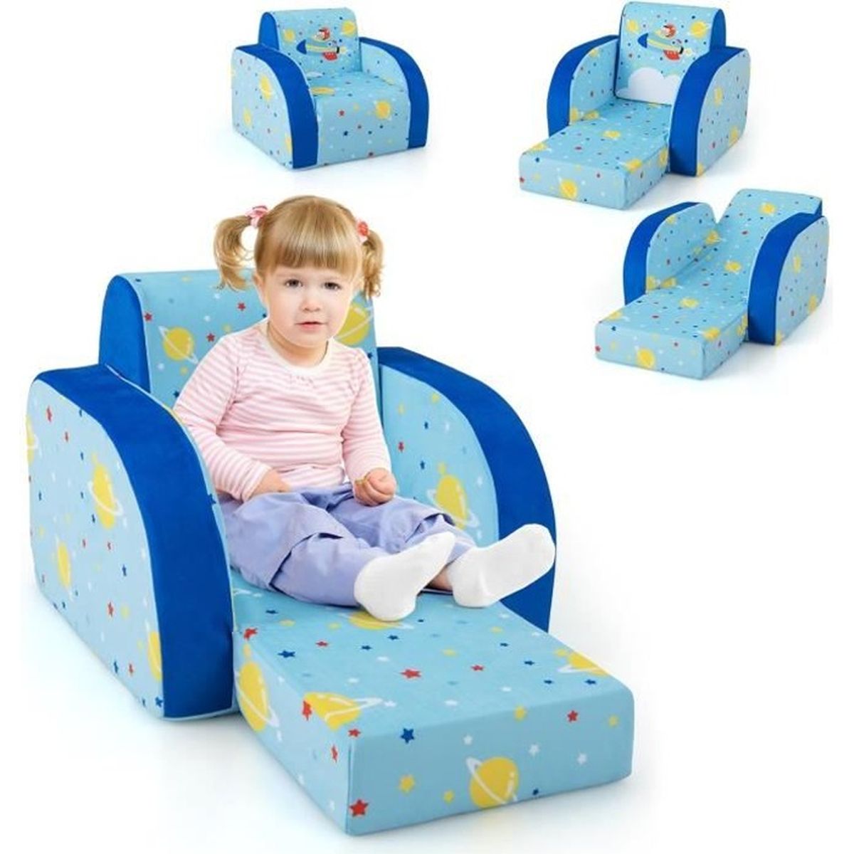 MuseHouse Mini-canapé lit enfant I Lit pour enfant I Chaise pour enfant I  Sofa bebe I - Cdiscount Puériculture & Eveil bébé