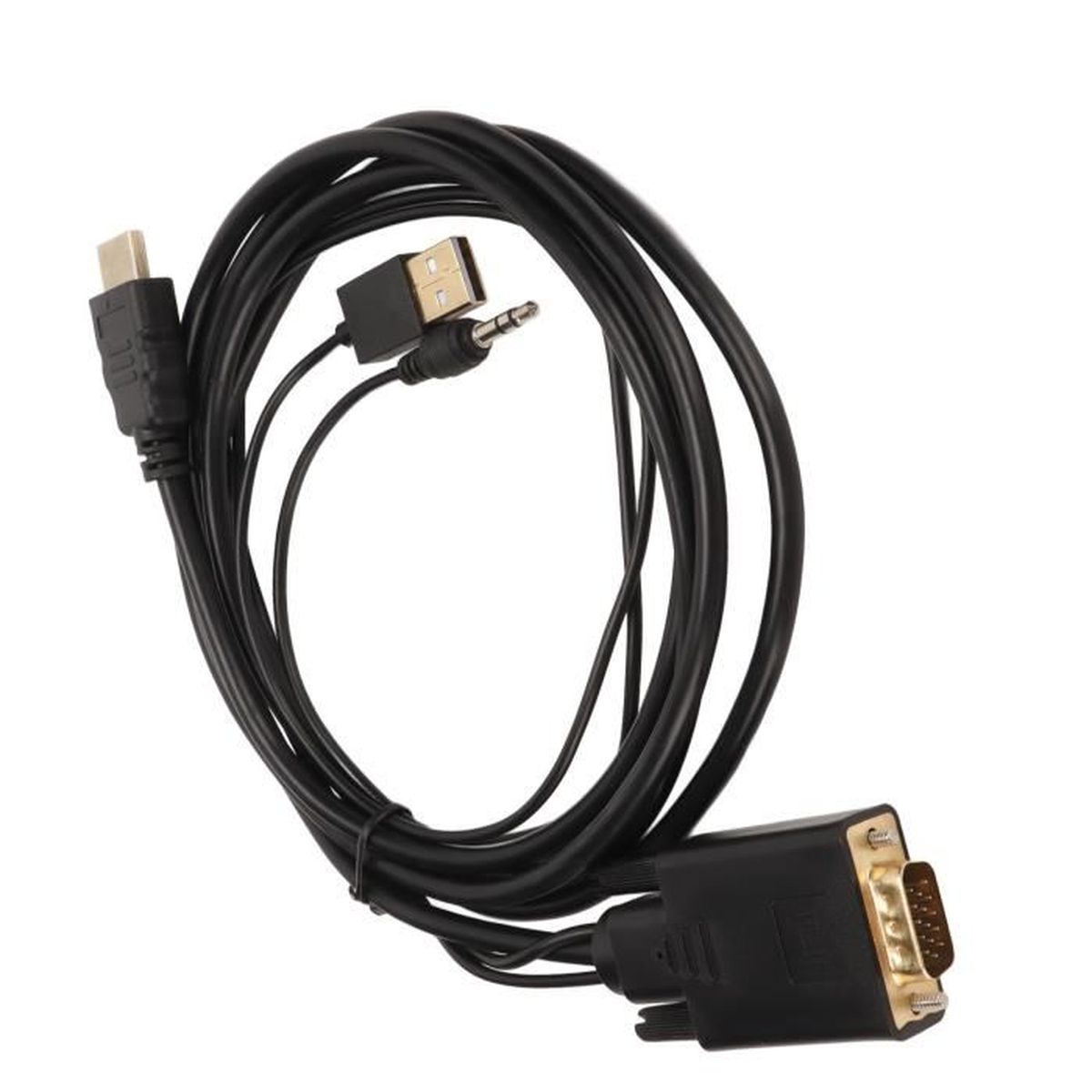 LAMCâble d'interface multimédia VGA vers HD Câble adaptateur d