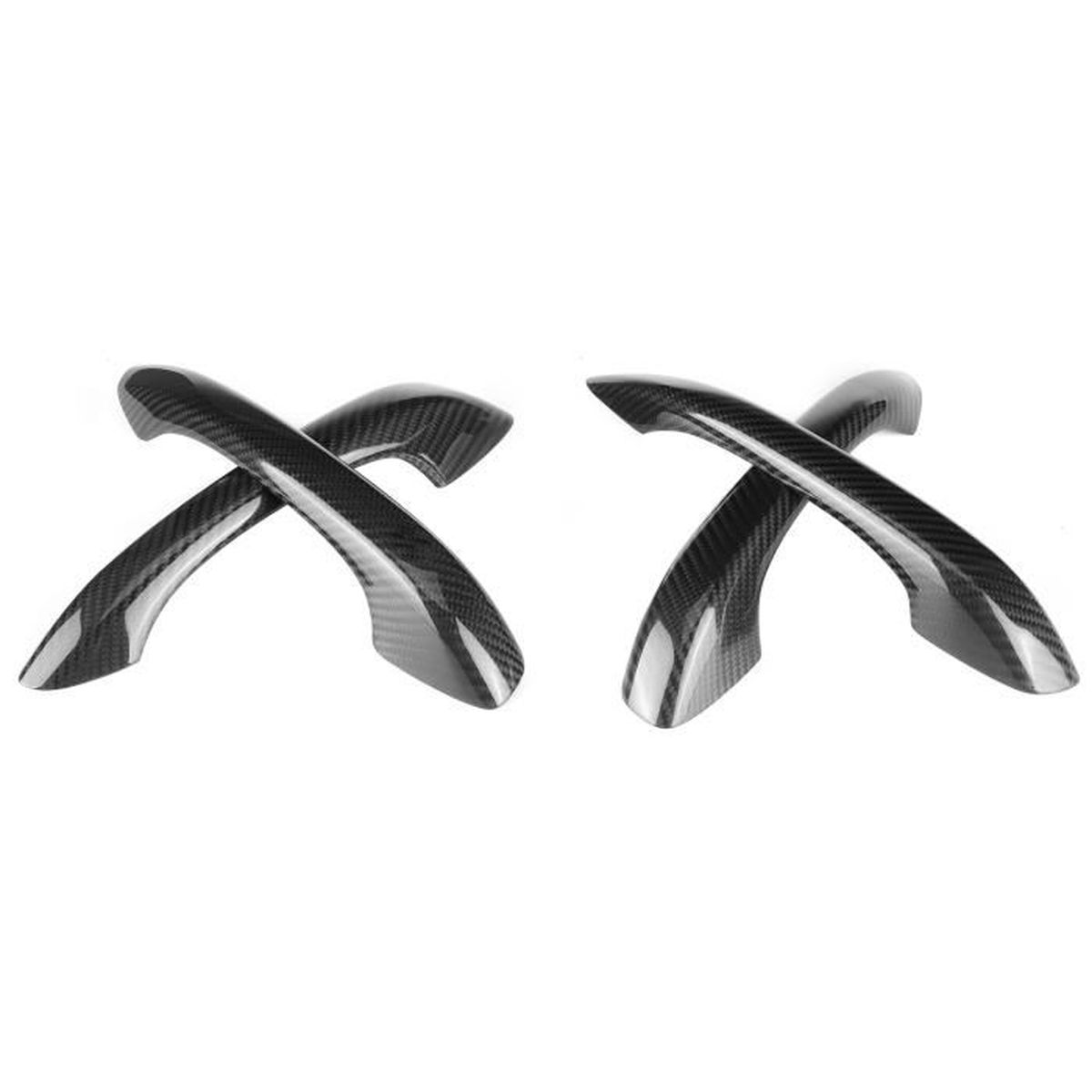 ALaaaaL Voiture Couvercle Poignée Porte pour Mini Cooper S R50 R53 R55 R56, Couvercle De Poignée De Porte Extérieure Accessoires De Voiture Autocollants Garniture