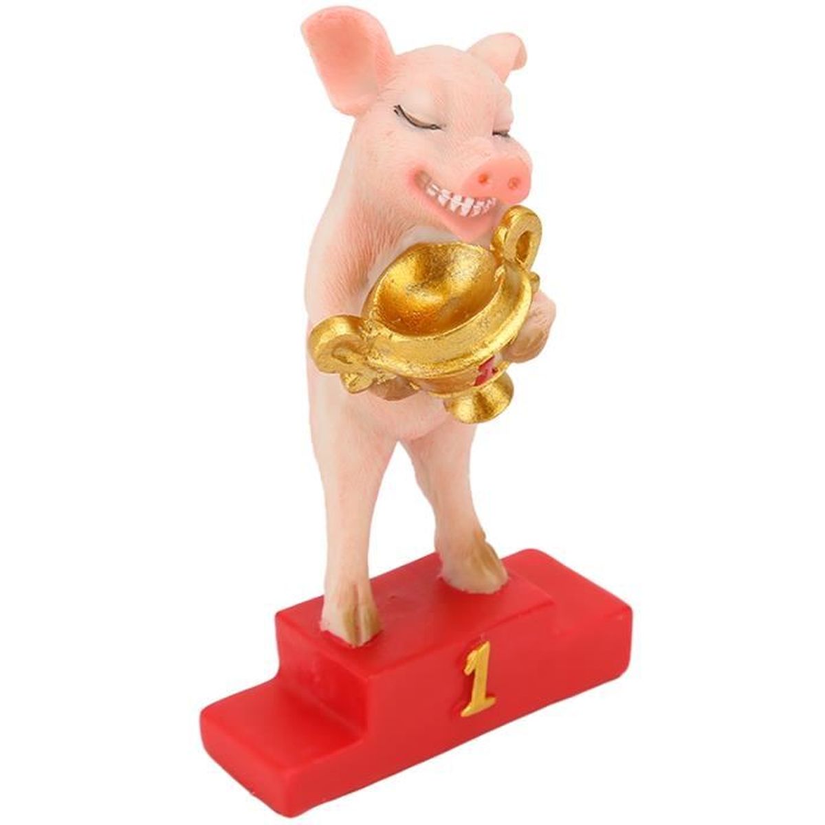 ZJCHAO Figurine de cochon Cochon Statue Mignon Drôle De Table Art