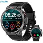 FEIPUQU Montre Connectée Homme Femme 1.39" W50 Smartwatch Sport Appels Bluetooth 100+ Sportifs IP68 SPO2 pour iOS Android - Noir