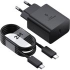 IHABOR 45W Chargeur Rapide Pour Samsung, Port USB Type C Cable Compatible avec Samsung Galaxy S24 ,S23,S25 Ultra/S21 FE 5G/Note 20 ect(2m)