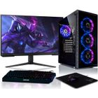 BEASTCOM Q3 | PC Gamer Complet, AMD Ryzen 5 4X 4,20GHz 8 Threads, 1To SSD, 16Go, 4K Vega, Écran LED 24" + Clavier, WiFi, Windows 11