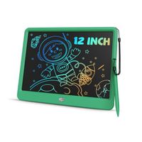 Tablette D'écriture LCD 12 Pouces pour Enfants Adultes, Tablette Dessin Enfant, Ardoise Magique, Tablette Magique Enfant - vert