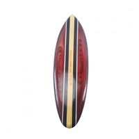 Planche de surf murale en bois 50cm Coloris Marron Marron / Chocolat
