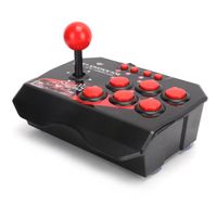 Joystick Arcade Filaire SAL pour Switch/PC/PS3 - DIOCHE - Confortable et Ergonomique - Blanc et Rouge