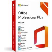 Microsoft Office 2021 Pro Plus Neuf & Authentique - En téléchargement - Activation en ligne