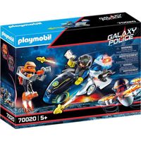 PLAYMOBIL - Galaxy Police - Robot et pirate de l'espace - Arme laser et scie circulaire - 5 ans et plus