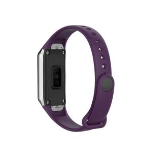 BRACELET DE MONTRE Bracelet de montre en TPE violet pour Samsung Gala