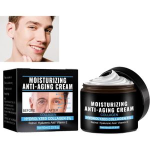 2 boîte Crème Hydratante Visage Homme, 30g All-In-1 Men's Revitalizing  Cream, Anti-âge Crème Pour Hommes, Crème au Collagène