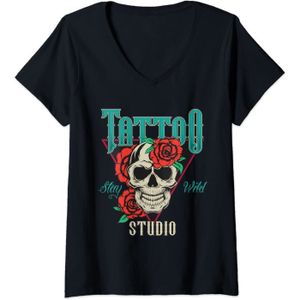 TATOO - BIJOU DE CORPS Femme Atelier de tatouage Tattoo Studio T-Shirt av