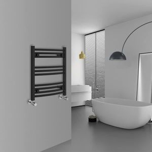 SÈCHE-SERVIETTE ÉLECT Sèche-serviettes moderne pour salle de bain et cuisine - 600 x 500 mm -.[Z1723]