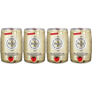 BIERE WARSTEINER Premium Verum bière allemande 4 x 5l Baril