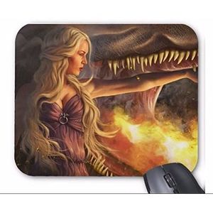 TAPIS DE SOURIS Game Of Thrones Fantasy Dragon Ordinateur Tapis de Souris Pad Rectangulaire 5mm[444]