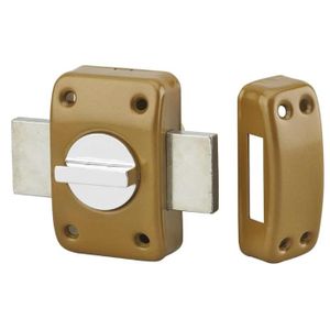 YUEWO Verrou de sécurité pour tiroir 19 mm x 40 mm avec 2 clés : :  Outils et Bricolage