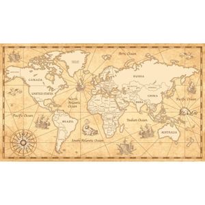 Carte Monde Ancienne