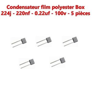 225con488 Condensateurs MPX MPK X2 225K 2.2uf P:27.5mm 275V