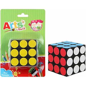CASSE-TÊTE Cube Rubik - BigBuy Fun - Multicolore - Blanc - Ad
