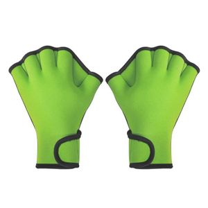 Gants de natation palmés avec gants d'entraînement, palmes aquatiques sans  doigts, pagaies à main pour la plongée et le surf, 1 paire - AliExpress