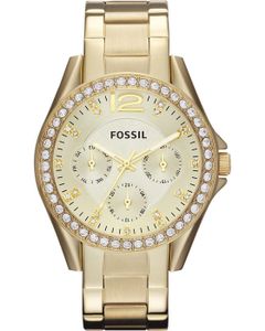 MONTRE Montre Femme Fossil Riley ES3203 Acier poli