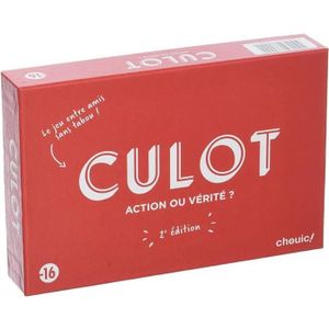 JEU SOCIÉTÉ - PLATEAU CULOT Culot, le jeu d'Action ou Vérité chouic - Je