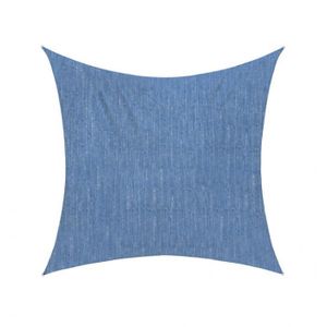 VOILE D'OMBRAGE Voile d'ombrage carrée - JAROLIFT - Azur - 360x360 cm - Tissu respirant HDPE - Protection UV 90%
