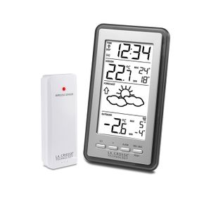 Station Météo La Crosse Technology SW404 WiFi - Prévisions J+4 - Température, Humidité, UV - Noir