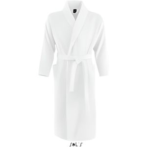 Blanc BgEurope Hôtel 5 * Edition Blanc/gaufré Terry Peignoir de Bain pour Homme 100% Coton Small 