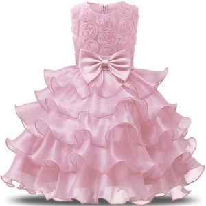 Robe Cocktail Rose Coton Taille 12 Warehouse - Occasion Très Bon état, Sans Manches, Col V, Longueur Midi